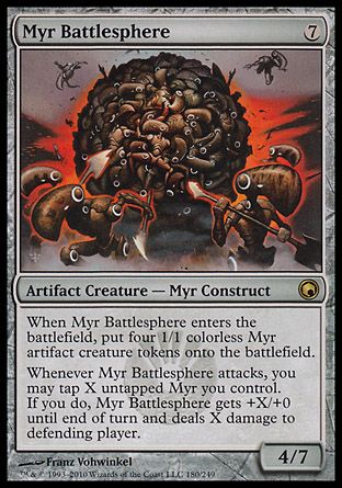 Myr Battlesphere (Scars of Mirrodin) Trading Card