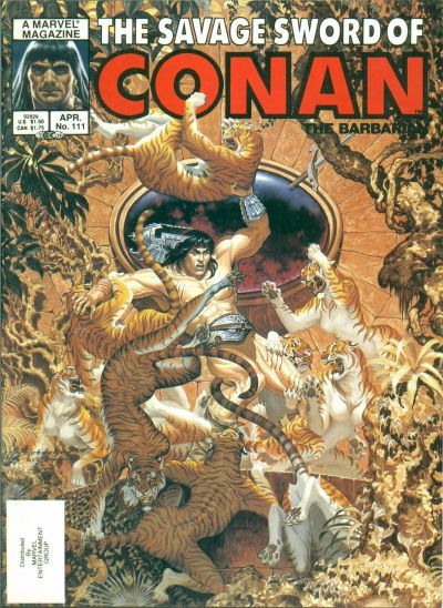 The Savage Sword of Conan #111 Comic