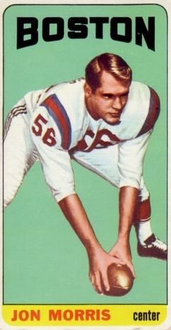 Jon Morris 1965 Topps #14 Sports Card