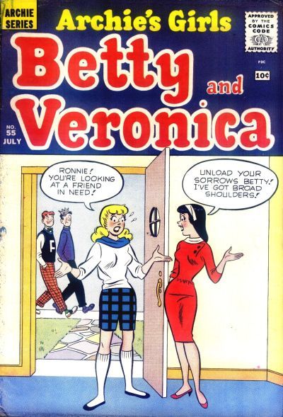 Archie's Girls Betty and Veronica #55 Comic