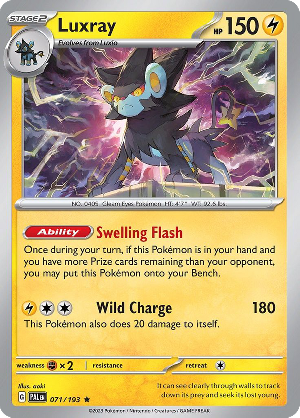 Luxray (71/193) - Paldea Evolved