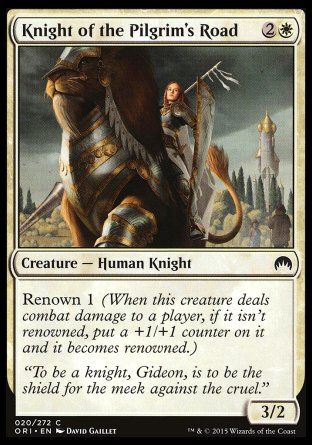 Knight of the Pilgrim's Road (Magic Origins) Trading Card