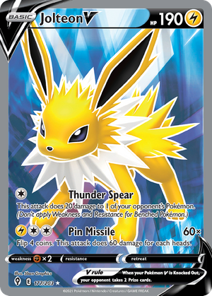 Jolteon V (177/203) - Evolving Skies