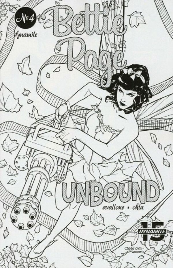 Bettie Page: Unbound #4 (40 Copy Ohta B&w Cover)