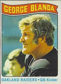 George Blanda 1975 Topps #7 Sports Card
