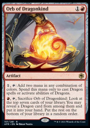 Orb of Dragonkind (Dungeons & Dragons: Adventures in the Forgotten Realms) Trading Card