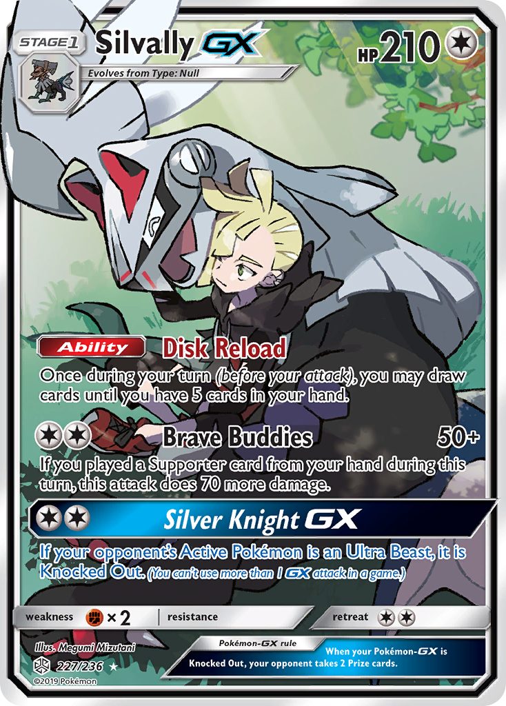 Silvally GX (227/236) - Cosmic Eclipse Pokémon Card