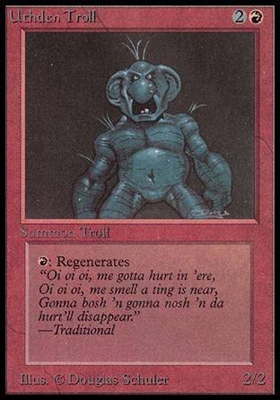 Uthden Troll (Beta) Trading Card