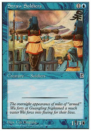 Straw Soldiers (Portal Three Kingdoms) Trading Card