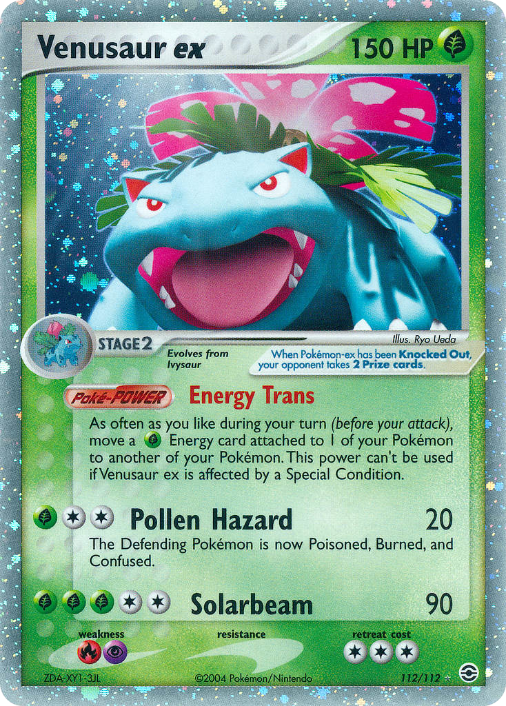 Venusaur ex (112/112) - FireRed & LeafGreen Pokémon Card