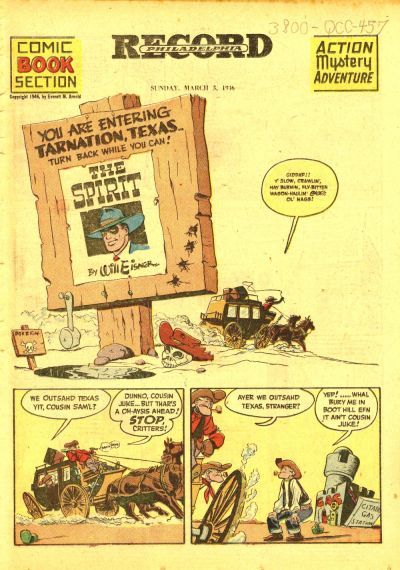 Spirit Section #3/3/1946 Comic