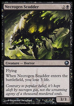 Necrogen Scudder (Scars of Mirrodin) Trading Card