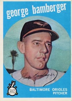 George Bamberger 1959 Topps #529 Sports Card
