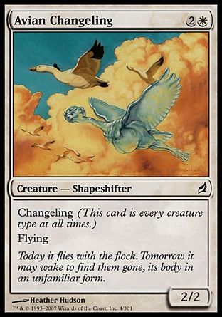 Avian Changeling (Lorwyn) Trading Card