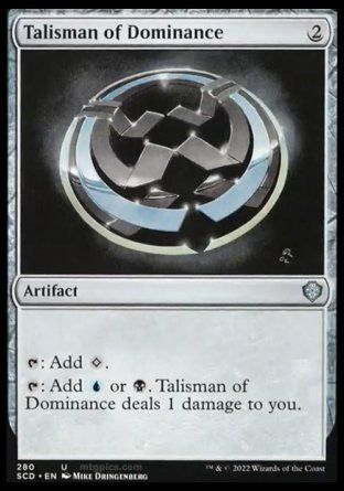 Talisman of Dominance (Starter Commander Decks) Trading Card