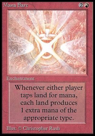 Mana Flare (Beta) Trading Card