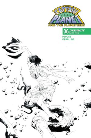 Captain Planet #6 (Cvr G Inc 1:10 Jae Lee Line Art Variant)