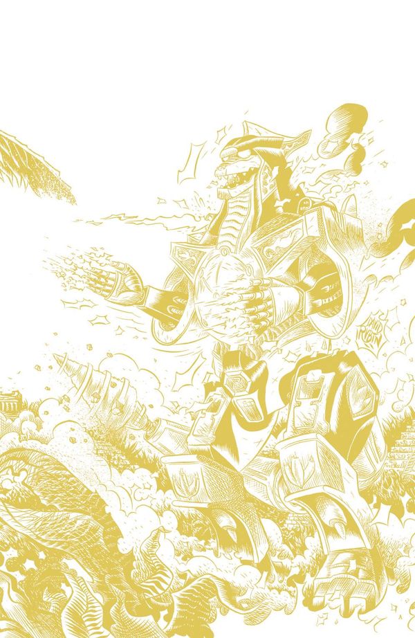Mighty Morphin Power Rangers #3 (David Rubin Foil Variant Cover)