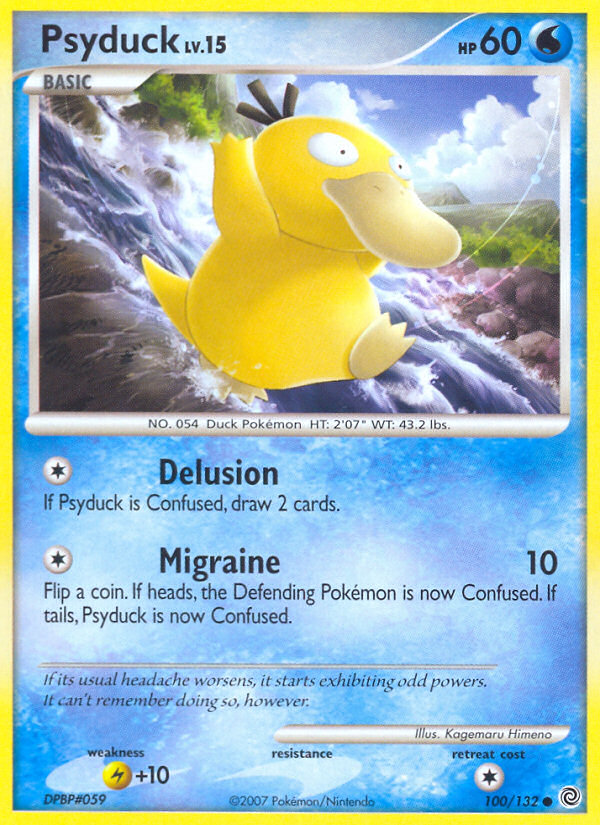 Psyduck (100/132) - Secret Wonders Pokémon Card