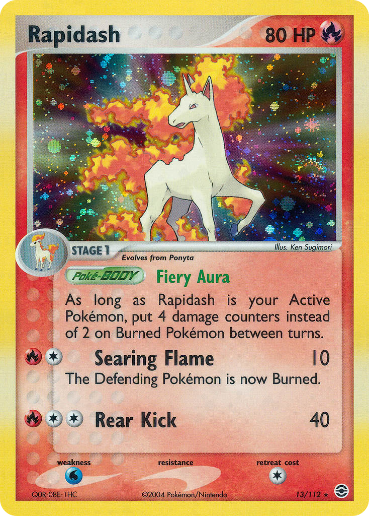 Rapidash (13/112) - FireRed & LeafGreen Pokémon Card