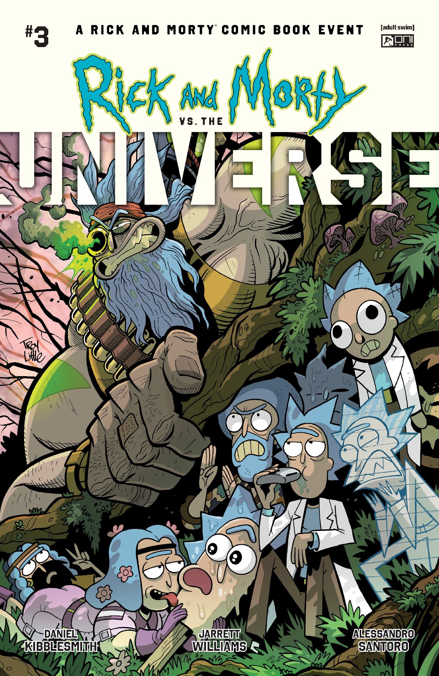 Rick And Morty Vs The Universe #3 (Cvr B Troy Little Variant) Comic