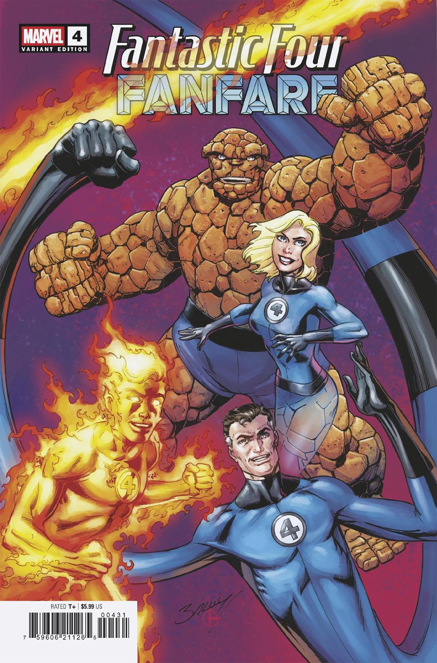 Fantastic Four Fanfare #4 (Mark Bagley Variant) Comic