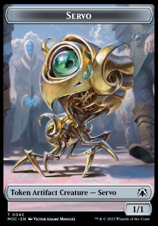 Servo (March of the Machine Commander Decks) Trading Card