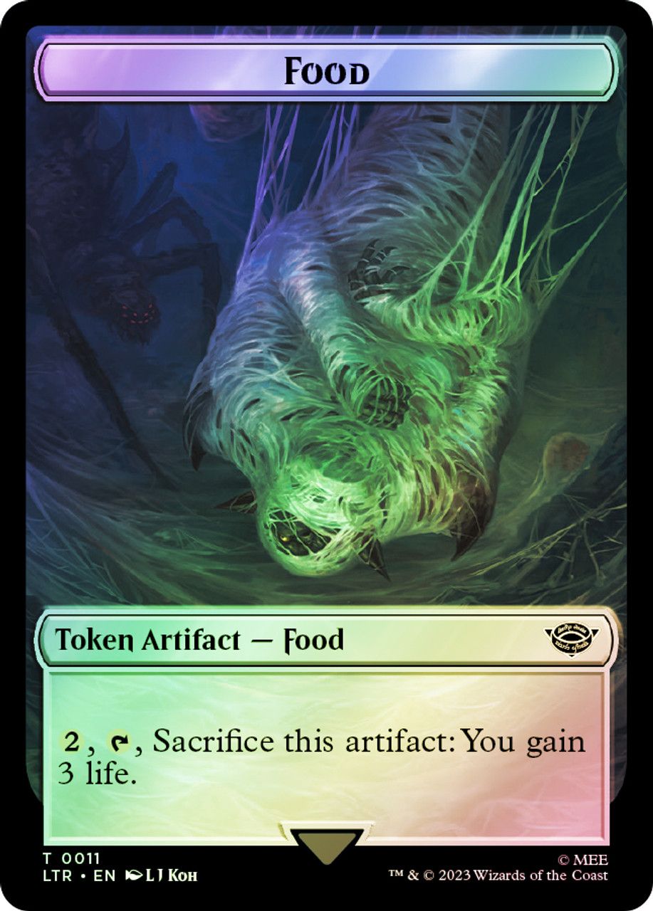 {Food Token} (#011) // {Spirit Token} (The Lord of the Rings - Foil) Trading Card