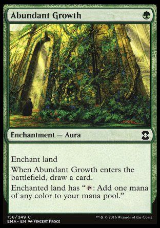 Abundant Growth (Eternal Masters) Trading Card