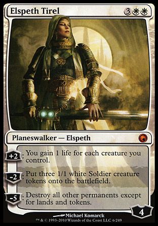 Elspeth Tirel (Scars of Mirrodin) Trading Card