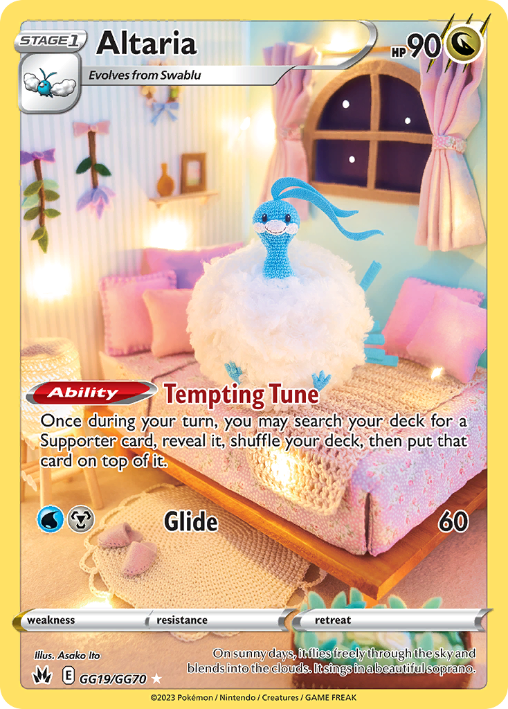 Altaria (GG19) - Crown Zenith Galarian Gallery Pokémon Card