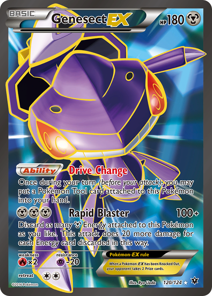 Genesect EX (120/124) - Fates Collide Pokémon Card