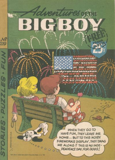 Adventures of Big Boy #219 Comic