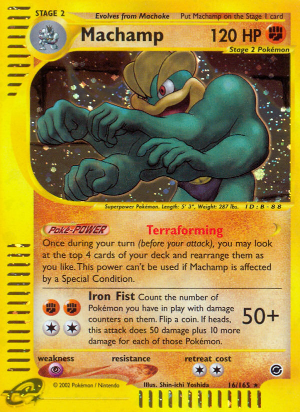 Machamp (16/165) - Expedition Base Set Pokémon Card