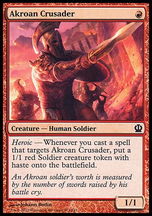 Akroan Crusader (Theros) Trading Card