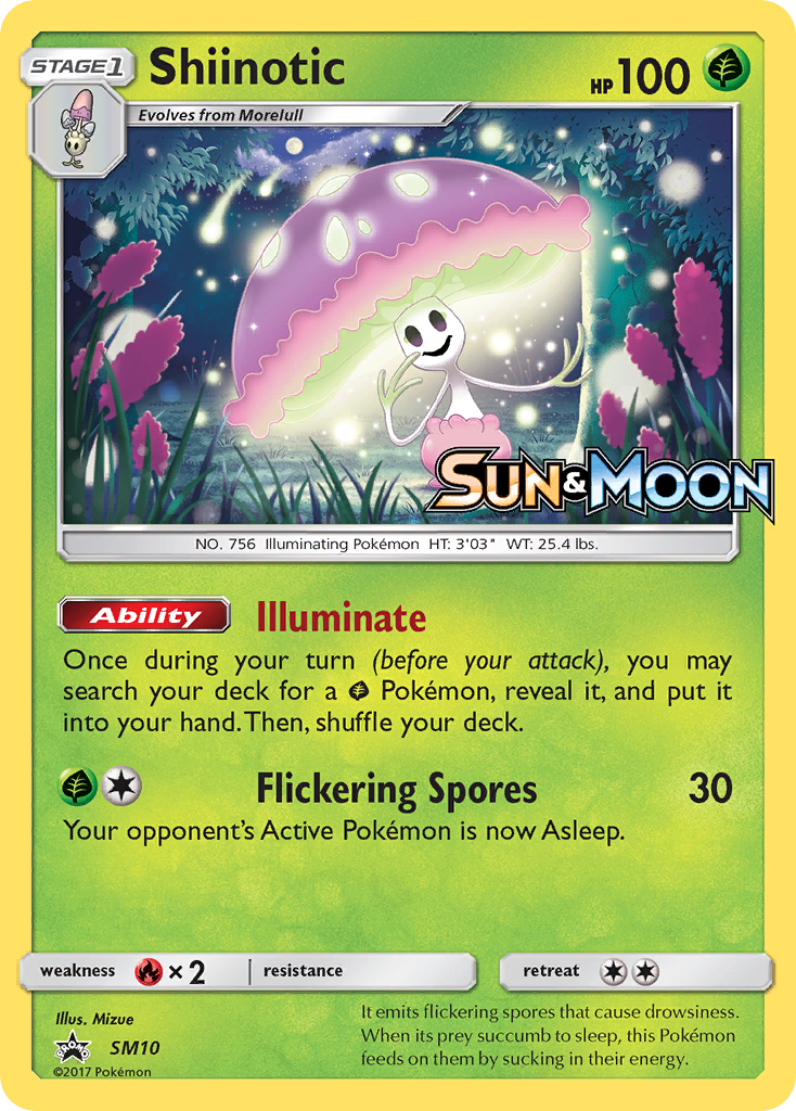 Shiinotic Pokémon Card