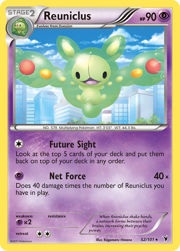 Reuniclus (52/101) - Noble Victories Pokémon Card