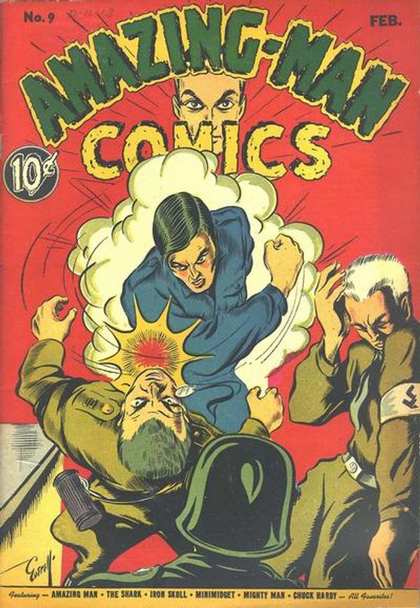 Amazing Man Comics #9