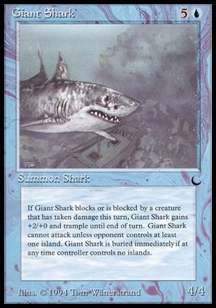 Giant Shark (The Dark) Trading Card