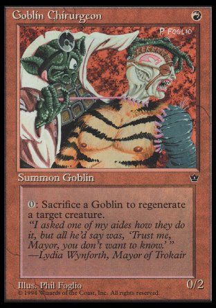 Goblin Chirurgeon (Fallen Empires) Trading Card