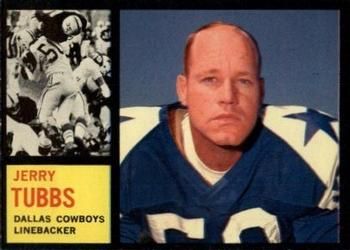 Jerry Tubbs 1962 Topps #45 Sports Card