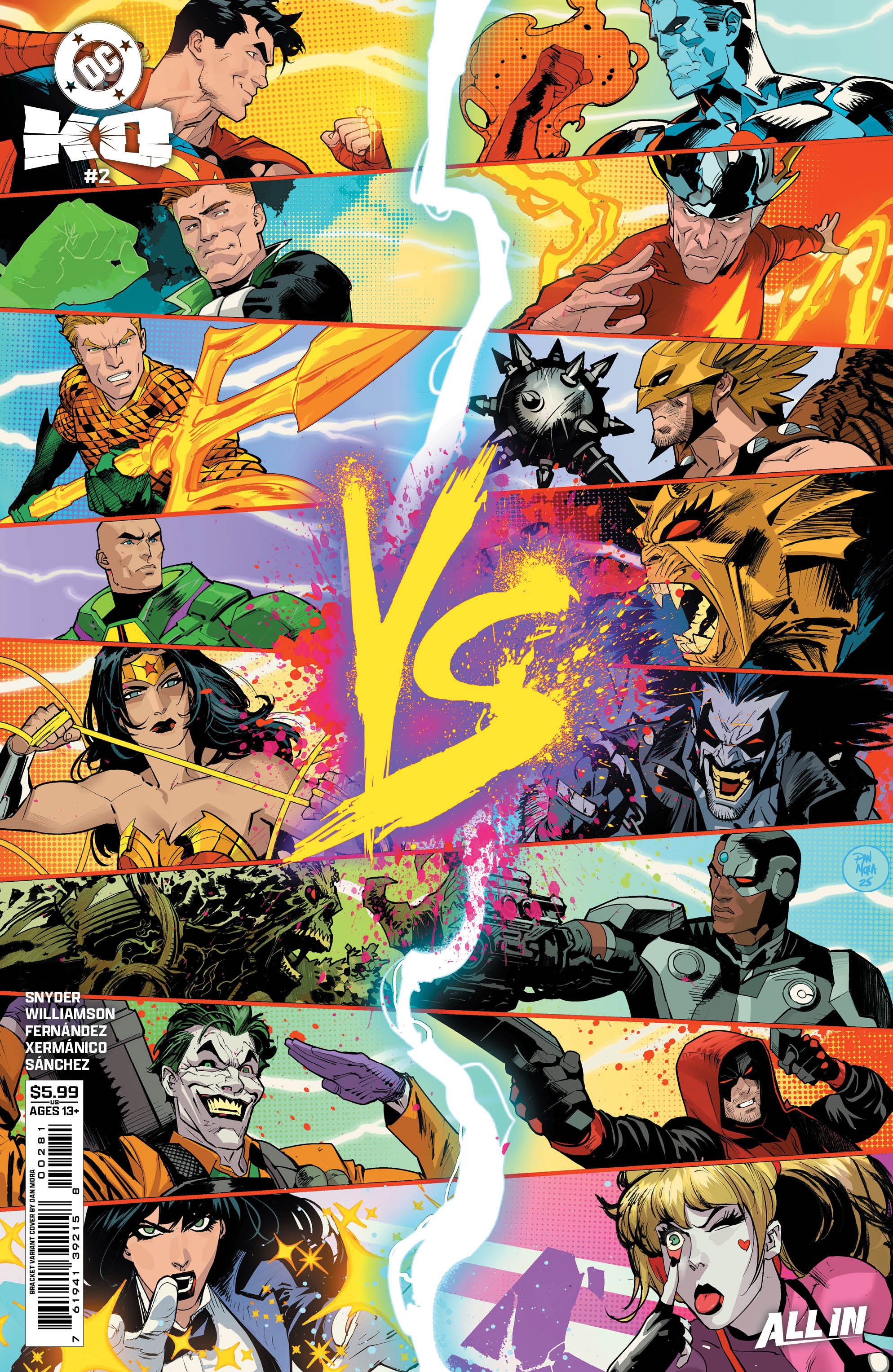 DC K.O. #2 (Cvr G Dan Mora Bracket Card Stock Variant) Comic