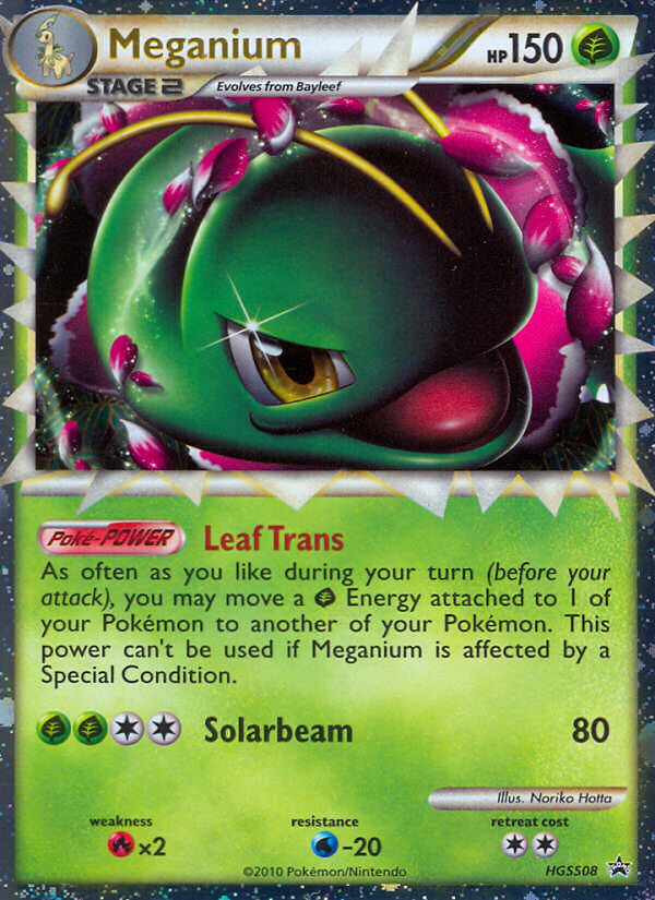 Meganium Prime (HGSS08) - HGSS Black Star Promos Pokémon Card