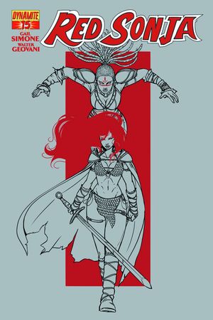 Red Sonja #15 (25 Copy Vieceli B&amp;w Incv)