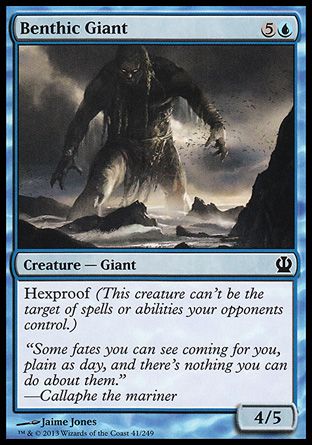 Benthic Giant (Theros) Trading Card