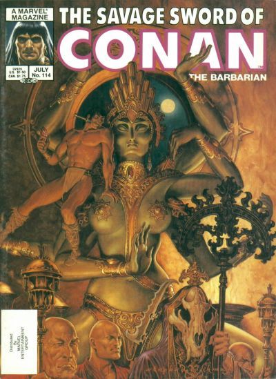 The Savage Sword of Conan #114 Comic