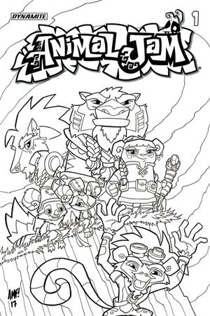 Animal Jam #1 (Cover D Coloring Book Cover)