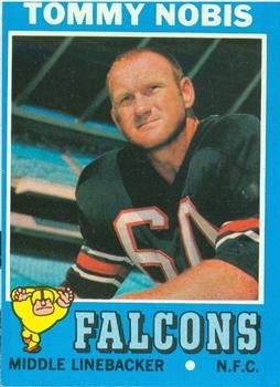 Tommy Nobis 1971 Topps #60 Sports Card