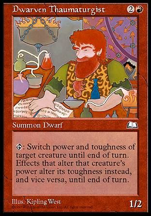 Dwarven Thaumaturgist (Weatherlight) Trading Card