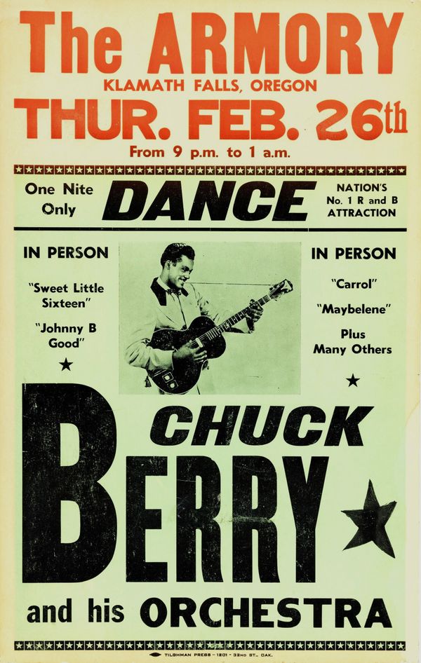 Chuck Berry The Armory Klamath Falls 1959